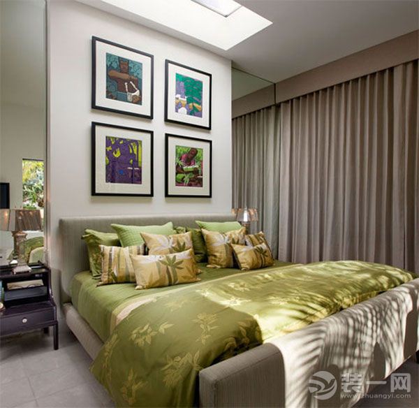 12㎡卧室怎么装?现代风格卧室给你灵感—— 鲜明色彩