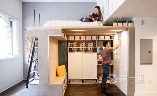 40平小户型酒店式公寓设计装修效果图